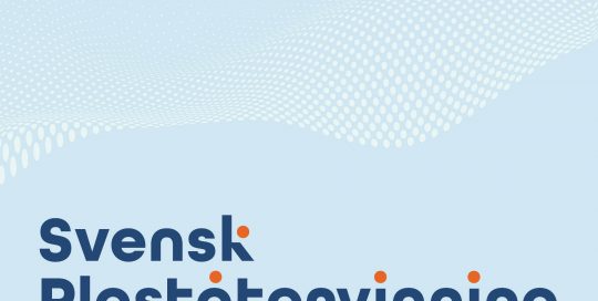 Logotyp och mönster för Svensk Plaståtervinning