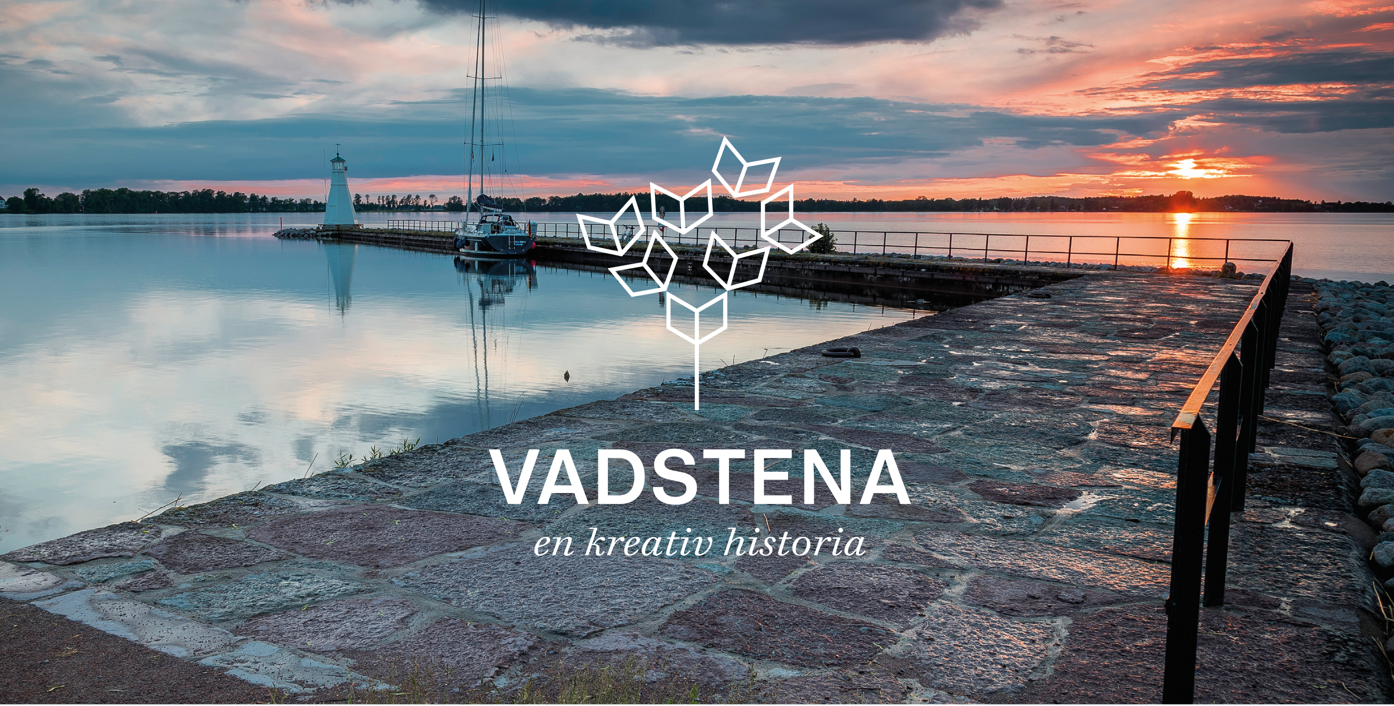 Logotyp för platsen Vadstena, framtagen av Identx